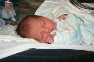 Rylan takes a nap - all this entertaining is such hard work